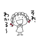 気持ち寄りそう♡くるリボン（個別スタンプ：4）