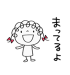 気持ち寄りそう♡くるリボン（個別スタンプ：5）