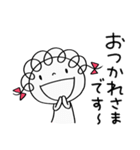 気持ち寄りそう♡くるリボン（個別スタンプ：38）