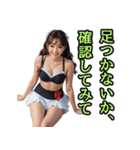 仮装女子_水着アイドル（水難事故防止編）（個別スタンプ：12）