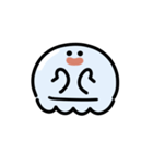 にっこりクラゲのジェスチャースタンプ（個別スタンプ：20）