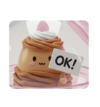 モンブランカプセルトイ(四角型)（個別スタンプ：5）