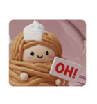 モンブランカプセルトイ(四角型)（個別スタンプ：8）