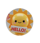 真夏の太陽カプセルトイ(丸型)（個別スタンプ：4）