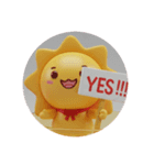 真夏の太陽カプセルトイ(丸型)（個別スタンプ：5）