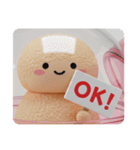 わらび餅カプセルトイ(四角型)（個別スタンプ：2）