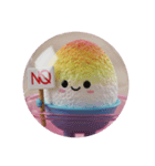 かき氷カプセルトイ(丸型)（個別スタンプ：3）