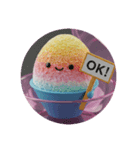 かき氷カプセルトイ(丸型)（個別スタンプ：4）