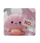 ホタテ帆立カプセルトイ(四角型)（個別スタンプ：4）
