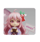 ココナッツミルク精霊みなみちゃん（個別スタンプ：3）