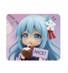 ココナッツミルク精霊みなみちゃん（個別スタンプ：4）