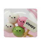 三色団子カプセルトイ(四角型)（個別スタンプ：5）