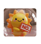太陽カプセルトイ(四角型)（個別スタンプ：6）