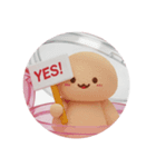 わらび餅カプセルトイ(丸型)（個別スタンプ：8）