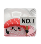 寿司すしカプセルトイ(四角型)（個別スタンプ：6）
