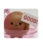 ココナッツカプセルトイ(四角型)（個別スタンプ：8）