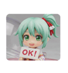 ポニーテール精霊みなみちゃん（個別スタンプ：3）