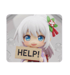 ポニーテール精霊みなみちゃん（個別スタンプ：7）