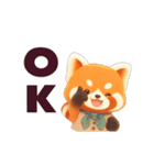 動く！レッサーパンダさん（個別スタンプ：2）