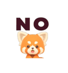 動く！レッサーパンダさん（個別スタンプ：3）