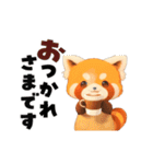 動く！レッサーパンダさん（個別スタンプ：5）