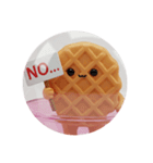 ワッフルコーンカプセルトイ(丸型)（個別スタンプ：6）
