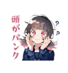 限界★制服の女の子の崩壊スタンプ（個別スタンプ：25）