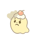 プルプルおばけプリンBooDing（個別スタンプ：4）