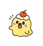 プルプルおばけプリンBooDing（個別スタンプ：7）