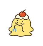 プルプルおばけプリンBooDing（個別スタンプ：8）