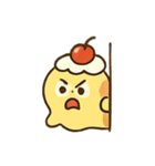 プルプルおばけプリンBooDing（個別スタンプ：9）