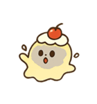 プルプルおばけプリンBooDing（個別スタンプ：14）