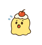 プルプルおばけプリンBooDing（個別スタンプ：16）