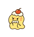 プルプルおばけプリンBooDing（個別スタンプ：18）