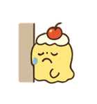 プルプルおばけプリンBooDing（個別スタンプ：19）
