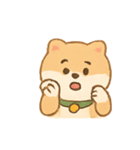 ぽよ柴のドタバタリアクション（個別スタンプ：2）