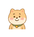 ぽよ柴のドタバタリアクション（個別スタンプ：7）