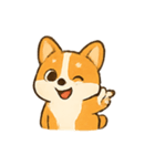 まるっとコーギーのきもちパレード（個別スタンプ：18）