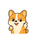 まるっとコーギーのきもちパレード（個別スタンプ：19）