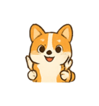 まるっとコーギーのきもちパレード（個別スタンプ：21）