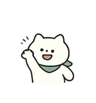しろねこの日常リアクション（個別スタンプ：1）