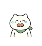 しろねこの日常リアクション（個別スタンプ：3）