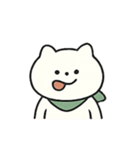 しろねこの日常リアクション（個別スタンプ：10）