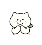 しろねこの日常リアクション（個別スタンプ：12）