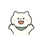 しろねこの日常リアクション（個別スタンプ：22）