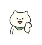 しろねこの日常リアクション（個別スタンプ：24）