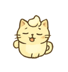 カップ猫ラテのまったり日常（個別スタンプ：3）