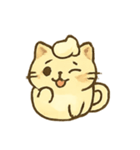 カップ猫ラテのまったり日常（個別スタンプ：7）