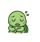 びくびく子ガメパレード（個別スタンプ：7）