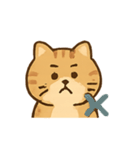 ぽちゃトラねこ感情パレード（個別スタンプ：4）